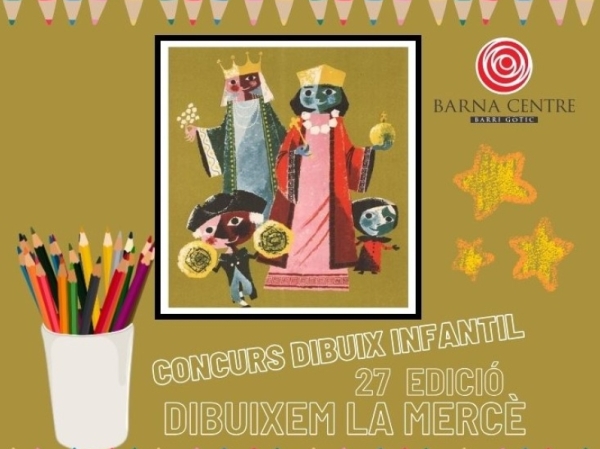 NOVA EDICI DEL CONCURS DE DIBUIX INFANTIL: DIBUIXEM LA MERC 2023